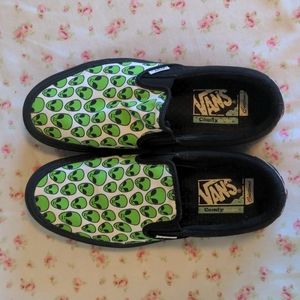 Unisex Custom Alien Checkered Print VANS